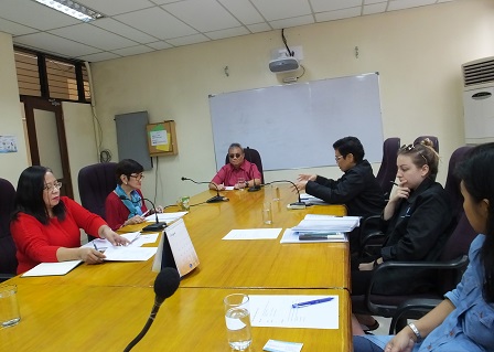 Workshop preparatory meeting at NCDA with Deputy Executive Director Mr. Mateo Lee Jr.