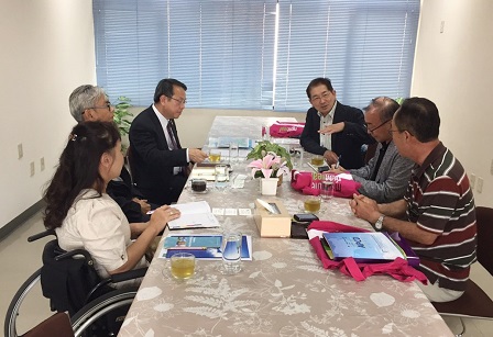 Exchange of views and information about the status of persons with disabilities in Thailand, as well as to get ideas from APCD about accessible infrastructure and barrier-free society, among others