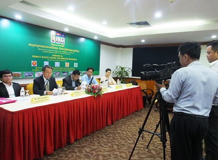 Media coverage of the formal workshop opening