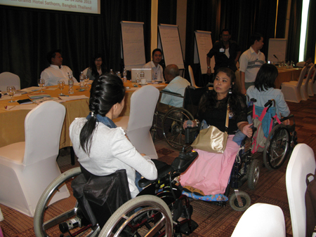 Participants participated in role play activity