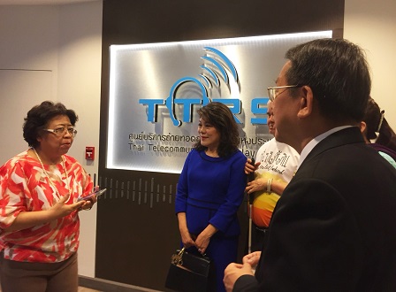 A visit to the Thai Telecommunications Relay Services (TTRS) Project office