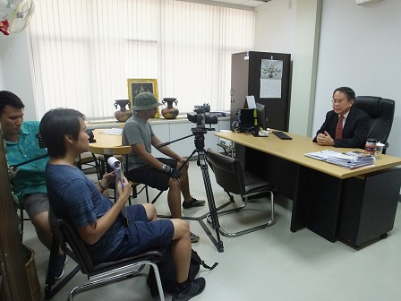 Interview with Mr. Piroon in his office