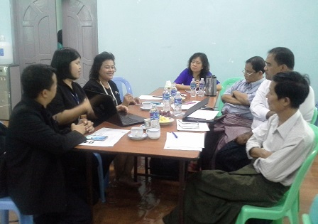 Discussion with members of the Myanmar Autism Association for DIS and TCTP 2017