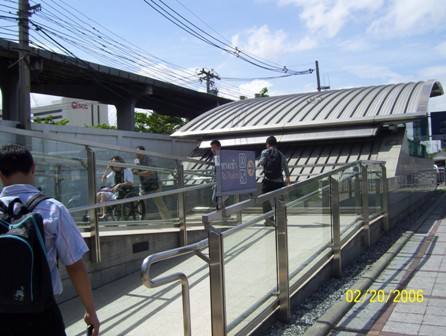 Accessibility Check at a Station of Mass Rapid Transit Authority of Thailand (Subway System in Bangkok)