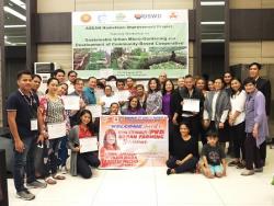ASEAN Hometown Improvement Project's Workshop on Sustainable Urban Micro-Gardening and Development of Community-Based Cooperative', Caloocan City, Philippines, 15-16 August 2018