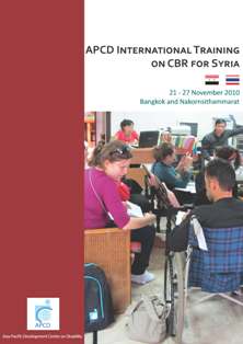 JICA Syria Counterpart Training, Thailand, 21-27 November 2010