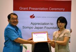 Grant Presentation Ceremony and Appreciation to Sompo Japan Foundation, Bangkok, Thailand, 12 February 2014