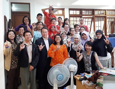 Site visit and survey of entrepreneurial staff with disabilities as recommended by the Social Rehabilitation for Persons with Disabilities of the Ministry of Social Affairs of Indonesia