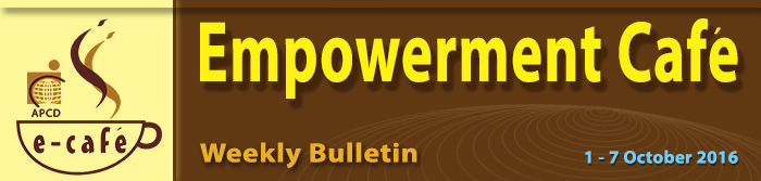 Empowerment Cafe Weekly Bulletin 1-7 October 2016