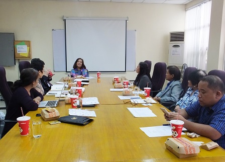 Meeting with NCDA Officer-in-Charge Ms. Carmen Reyes-Zubiaga and her staff