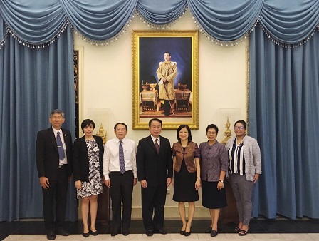 Courtesy call by APCD mission members to the Royal Thai Embassy in Hanoi