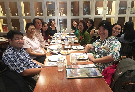 Dinner with Autism Society Philippines trustees led by Chair Emeritus Ms. Dang Uy-Koe