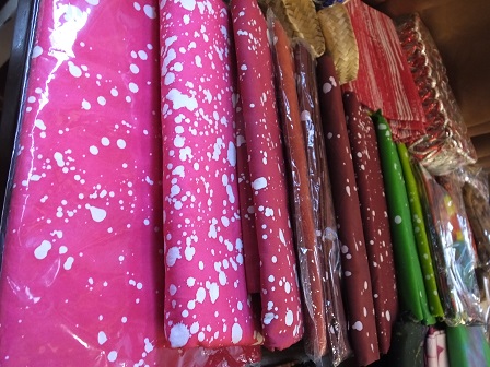 Colorful splash batik designs from Magetan