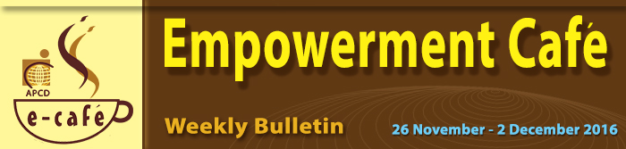 Empowerment Cafe Weekly Bulletin 26 November-2 December 2016