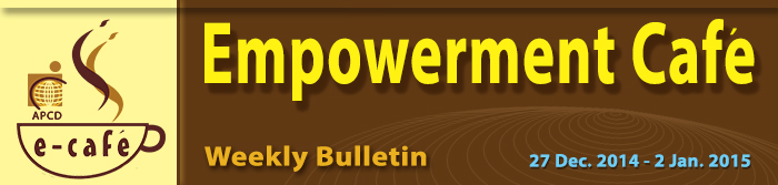 Empowerment Cafe Weekly Bulletin 27 December 2014-2 January 2015