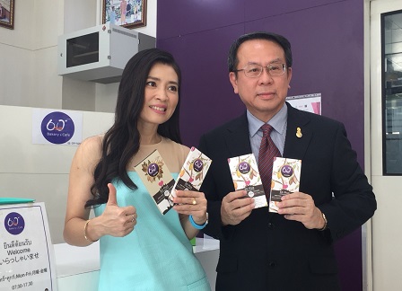 'Kit Bauk' TV program host Ms. Siriboon Naddabhan promotes 60+ Plus Chocolatier by MarkRin chocolate products and Disability-Inclusive Business with Mr. Piroon