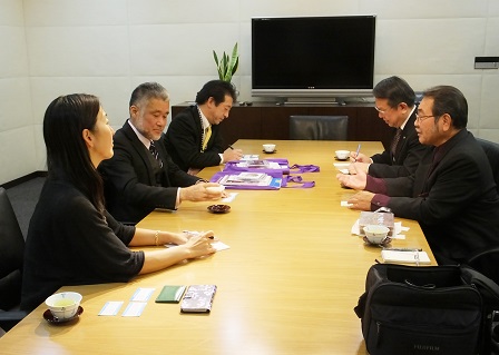 Meeting with officials of Japan International Cooperation Agency (JICA)