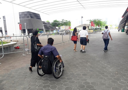 Accessibility audit of event venue Singapore Indoor Stadium