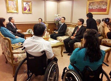 Meeting proper with TICA Director General Mrs. Suphatra  Srimaitreephithak