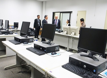 Tour of APCD Training Building's computer room