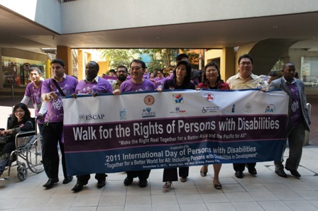 Walk for the Rights of Persons with Disabilities at SM Mall of Asia