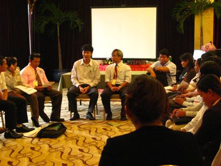 Discussion with Key Supporters in Cambodia