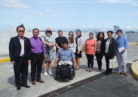 Group photo with partners from SM Supermalls, Caloocan City Social Welfare Department (CSWD), Department of Social Welfare and Development (DSWD) and National Council on Disability Affairs (NCDA)