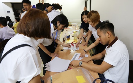 Registration process for Thai participants with diverse disabilities