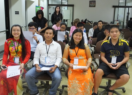 TCTP participants in their national attire