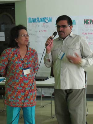 Presentation by participants