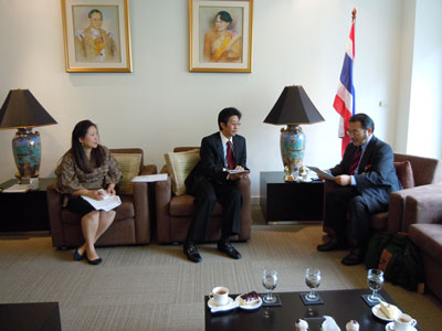 Meeting with Mr. Manasvi Srisogapol, Thai Ambassador to ASEAN