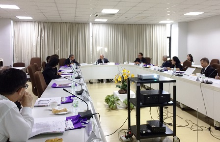 APCD Foundation Committee members discuss meeting agenda