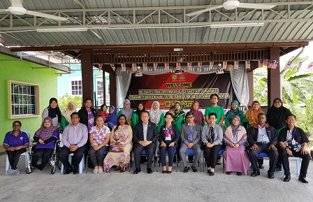 Group photo with officers and members of CBR Centre Semenyi