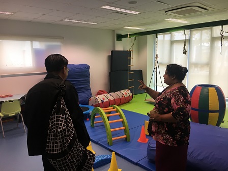 Learning and playtime equipment for children with psychosocial disabilities