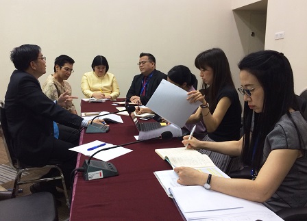 Meeting with ASEAN Secretariat representatives and Japan-ASEAN Integration Fund (JAIF) management team about the ASEAN Autism Mapping project implementation