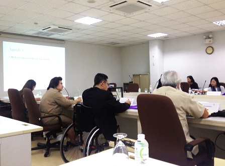 Executive Board members from the Department of the Empowerment of Persons with Disabilities