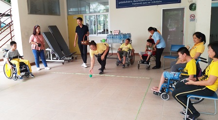Not only children with disabilities, but also their parents enjoying adapted sport