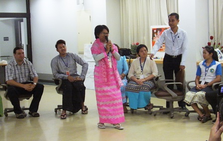Message of thanks from a participants from Myanmar