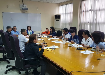 Meeting with officers of National Disability Affairs Council (NCDA), Department of Labor and Employment, Department of Social Welfare and Development, and Department of Agriculture to discuss future plans of Barangay 177 Farms