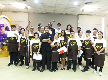 Group photo of 60+ Plus Chocolatier by MarkRin trainees