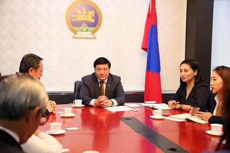  APCD led by Executive Director Mr. Piroon Laismit pay a courtesy call to H.E. Sodnom Chinzorig, Ministry of Labour and Social Protection of Mongolia