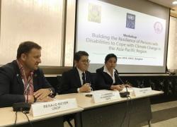 Consultation and Brainstorming on the 'Workshop on Building the Resilience of Persons with Disabilities to Cope with Climate Change in the Asia-Pacific Region', Bangkok, Thailand, 10 June 2019