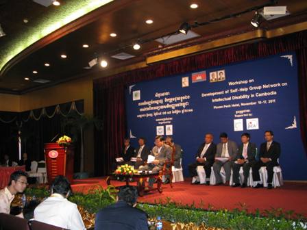 Regional Workshop on Development of Self-Help Group Network on Intellectual Disability in Cambodia, 14-17 November 2011