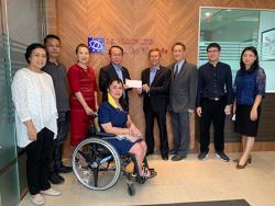 APCD's 60+ Plus Bakery and Chocolate Cafe received donation from The J.S. Vision Ltd. on 4 June 2020 in Bangkok, Thailand