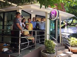 The Thai Yamazaki President, Mr. Masami Akiyama together with APCD management team visited a progress branch of 60+ Plus Café at Government House of Thailand on 17 July 2020, Bangkok, Thailand