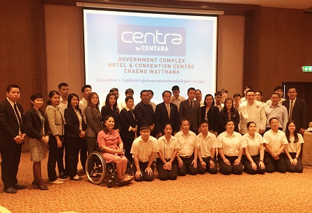 60+ Plus Hotel Service Training Interns at Centra by Centara, Bangkok, Thailand, 23 July 2019