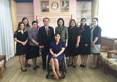 Courtesy Call to Department of Empowerment of Persons with Disabilities (DEP) and Support for 'Innovative for Blind' Event, Bangkok, Thailand, 25 March 2019