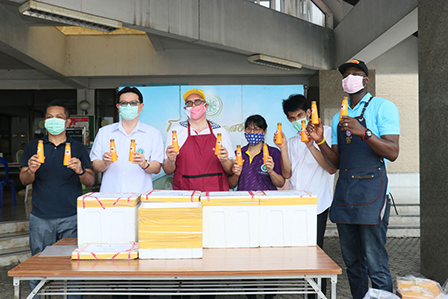 APCD's 60+ Plus Bakery and Chocolate Café launched a project - free delivery of 60+ Plus products to persons with disabilities, and other vulnerable groups during COVID-19 outbreak at Priest Hospital, 5 June 2020, Bangkok, Thailand