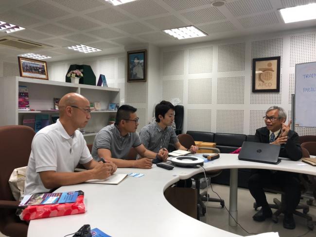 Japanese Physical and Occupational Therapist visit to APCD on Monday, 26 August 2019