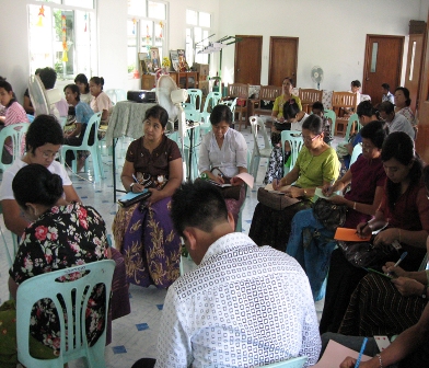 35 Family Members Attended the Meeting in Myanmar